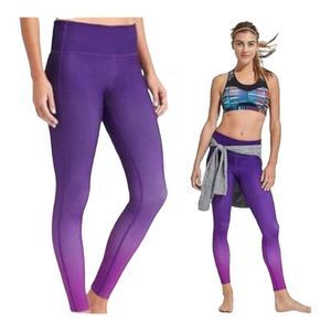 Athleta Purple Ombre Leggings